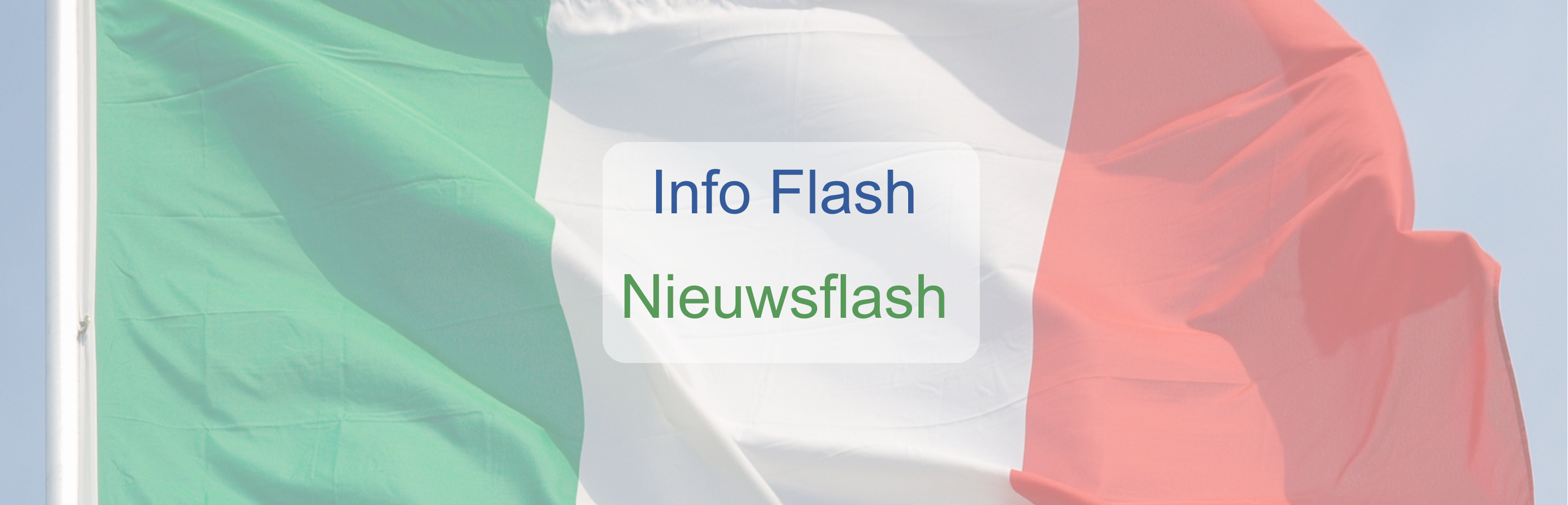 INFOFLASH | Aanpassing van de Italiaanse regelgeving inzake winter- en ...